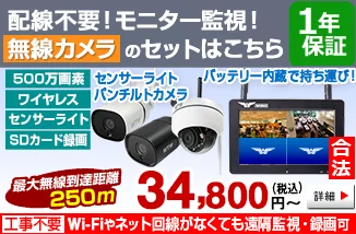 防犯カメラを自社開発・自社生産そして卸販売。日本(4ヶ所)・韓国(2ヵ所)・中国(一ヶ所) 全工場を塚本無線が購入しています。防犯カメラは信頼と安心が出来る 塚本無線にお任せください。