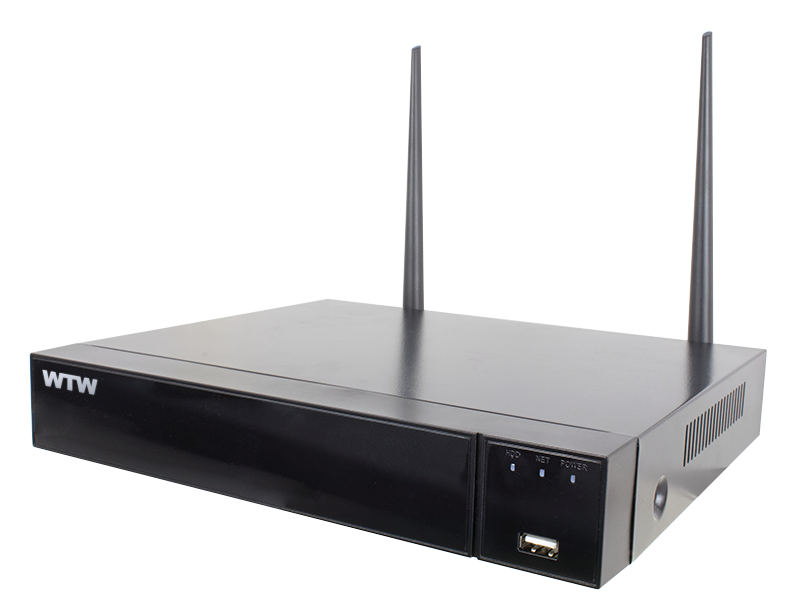 IP Wi-Fiカメラ用 ネットワークビデオレコーダー(NVR) 4chモデル：WTW 